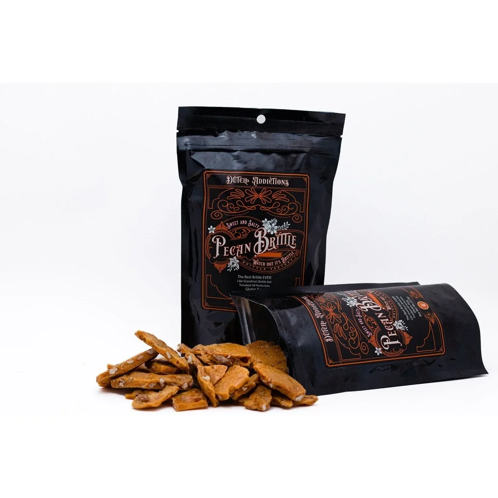 Oklahoma‎ #1 voted Pecan Brittle (8 oz) Buttery, Nutty,  Gluten Free